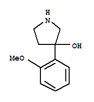 (9ci)-3-(2-甲氧基苯基)-3-吡咯烷醇结构式_773796-28-4结构式
