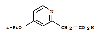(9ci)-4-(1-甲基乙氧基)-2-吡啶乙酸结构式_773848-48-9结构式