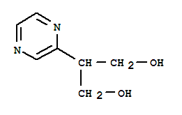 (9ci)-2-吡嗪-1,3-丙二醇结构式_773868-79-4结构式
