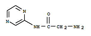 (9ci)-2-氨基-n-吡嗪-乙酰胺结构式_774137-79-0结构式