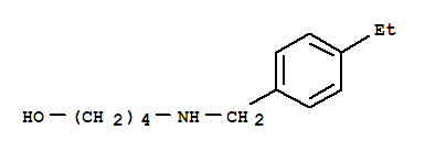 (9ci)-4-[[(4-乙基苯基)甲基]氨基]-1-丁醇结构式_774190-68-0结构式
