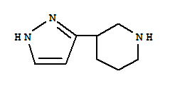 (9CI)-3-(1H-吡唑-3-基)-哌啶结构式_774479-26-4结构式