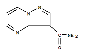 (9ci)-吡唑并[1,5-a]嘧啶-3-羧酰胺结构式_774549-55-2结构式