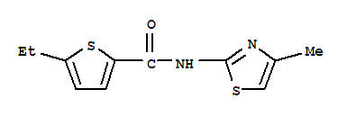 2-Thiophenecarboxamide,5-ethyl-n-(4-methyl-2-thiazolyl)-(9ci) Structure,774588-42-0Structure