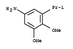 (4ci)-3-异丙基-4,5-二甲氧基-苯胺结构式_774600-49-6结构式