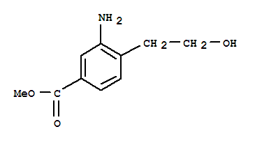 (9ci)-3-氨基-4-(2-羟基乙基)-苯甲酸甲酯结构式_775266-91-6结构式