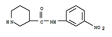 哌啶-3-羧酸-(3-硝基-苯基)-酰胺结构式_775282-63-8结构式