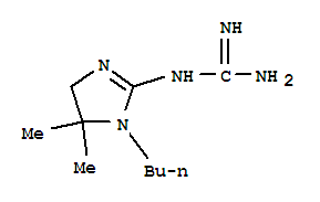 Guanidine, (1-butyl-4,5-dihydro-5,5-dimethyl-1h-imidazol-2-yl)-(9ci) Structure,775519-55-6Structure