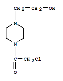 (9ci)-4-(氯乙酰基)-1-哌嗪乙醇结构式_77580-36-0结构式