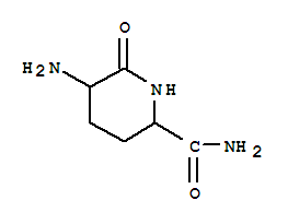 (9ci)-5-氨基-6-氧代-2-哌啶羧酰胺结构式_776295-01-3结构式
