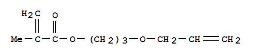 烯丙氧基甲基丙烯酸丙酯结构式_77757-02-9结构式