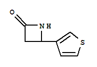 (9ci)-4-(3-噻吩)-2-氮杂啶酮结构式_777883-78-0结构式