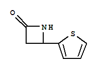 (9ci)-4-(2-噻吩)-2-氮杂啶酮结构式_777883-82-6结构式