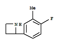 (9ci)-2-(4-氟-3-甲基苯基)-氮杂丁烷结构式_777888-90-1结构式