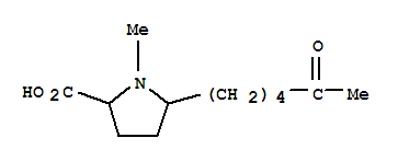 (9CI)-1-甲基-5-(5-氧代己基)-脯氨酸结构式_778524-15-5结构式