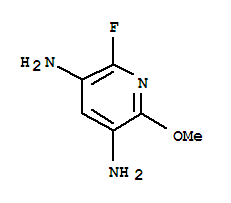 (9ci)-2-氟-6-甲氧基-3,5-吡啶二胺结构式_778538-68-4结构式