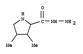 3,4-二甲基脯氨酸肼结构式_77859-26-8结构式