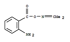 (9ci)-o-(2-氨基苯甲酰基)-2-丙酮肟结构式_77868-38-3结构式