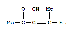 (9ci)-2-乙酰基-3-甲基-2-戊烯腈结构式_77915-51-6结构式
