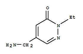 3(2H)-pyridazinone, 5-(aminomethyl)-2-ethyl-(9ci) Structure,779353-74-1Structure
