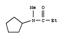 (9CI)-N-环戊基-N-甲基-丙酰胺结构式_78021-82-6结构式