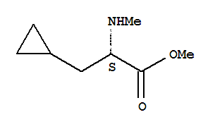 (alphas)-(9ci)-alpha-(甲基氨基)-环丙烷丙酸甲酯结构式_780737-04-4结构式