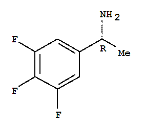Benzenemethanamine, 3,4,5-trifluoro-a-methyl-, (aR)- Structure,780743-67-1Structure