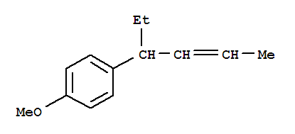 (5ci)-p-1-乙基-2-丁烯-苯甲醚结构式_780772-10-3结构式