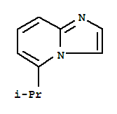 (9ci)-5-(1-甲基乙基)-咪唑并[1,2-a]吡啶结构式_78132-61-3结构式