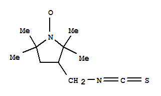 3-(Isothiocyanatomethyl)-2,2,5,5-tetramethyl-1-pyrrolidinyloxy Structure,78140-52-0Structure