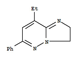 (9ci)-8-乙基-2,3-二氢-6-苯基-咪唑并[1,2-b]吡嗪结构式_781567-04-2结构式