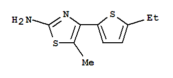 2-Thiazolamine,4-(5-ethyl-2-thienyl)-5-methyl-(9ci) Structure,781574-99-0Structure