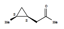 顺式-(9ci)-1-(2-甲基环丙基)-2-丙酮结构式_78167-57-4结构式