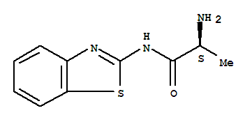 (s)-(9ci)-2-氨基-n-2-苯并噻唑丙酰胺结构式_78221-03-1结构式