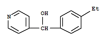 (9ci)-alpha-(4-乙基苯基)-4-吡啶甲醇结构式_782504-43-2结构式