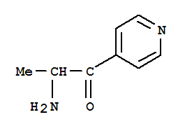 (9ci)-2-氨基-1-(4-吡啶)-1-丙酮结构式_783262-96-4结构式