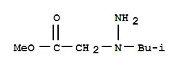 (9ci)-[1-(2-甲基丙基)肼基]-乙酸甲酯结构式_783292-57-9结构式