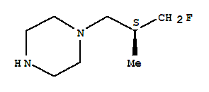 (9ci)-1-[(2s)-3-氟-2-甲基丙基]-哌嗪结构式_783295-78-3结构式