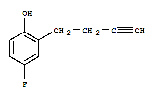 (9CI)-2-(3-丁炔基)-4-氟-苯酚结构式_783332-58-1结构式