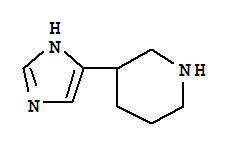 3-(1H-imidazol-4-yl)-piperidine Structure,784080-46-2Structure