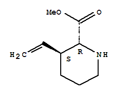 (2r,3s)-(9ci)-3-乙烯-2-哌啶羧酸甲酯结构式_784120-78-1结构式