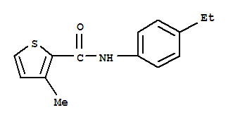 2-Thiophenecarboxamide,n-(4-ethylphenyl)-3-methyl-(9ci) Structure,784195-61-5Structure