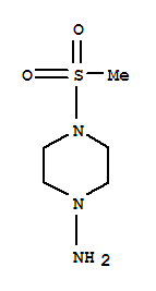 (9ci)-4-(甲基磺酰基)-1-哌嗪胺结构式_78484-45-4结构式