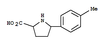 (9CI)-5-(4-甲基苯基)-脯氨酸结构式_784984-08-3结构式