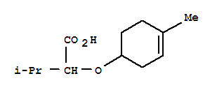(9ci)-3-甲基-2-[(4-甲基-3-环己烯-1-基)氧基]-丁酸结构式_784995-91-1结构式