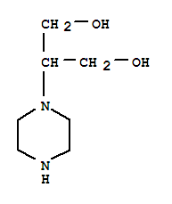 2-(1-哌嗪)-1,3-丙二醇结构式_78531-48-3结构式