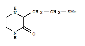 (9ci)-3-[2-(甲基硫代)乙基]-哌嗪酮结构式_78551-63-0结构式