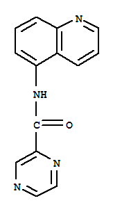 (9CI)-N-5-喹啉-吡嗪羧酰胺结构式_785819-27-4结构式