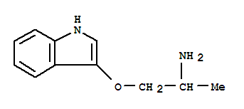 (9ci)-1-(1H-吲哚-3-基氧基)-2-丙胺结构式_786580-14-1结构式