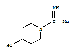 (9ci)-1-(1-亚氨基乙基)-4-羟基哌啶结构式_786607-86-1结构式